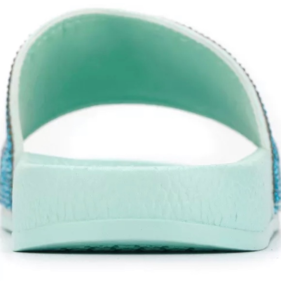 Kenneth Cole Reaction Jewl Slides Flat Sandals - Picture 3 of 5